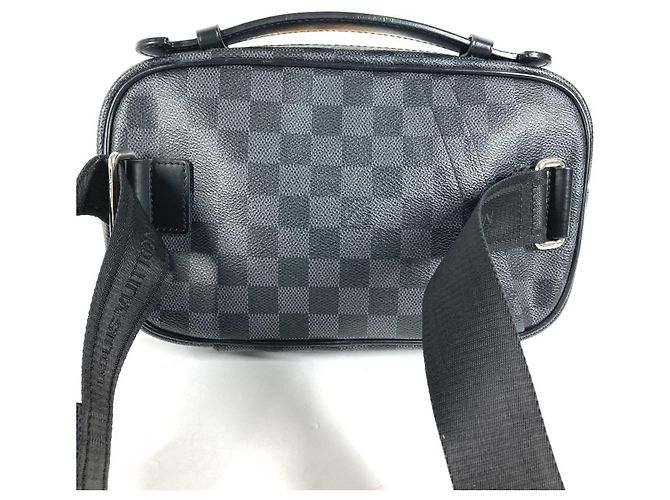 Borsa a Spalla Damier Graphite Louis Vuitton Nero - vista 2