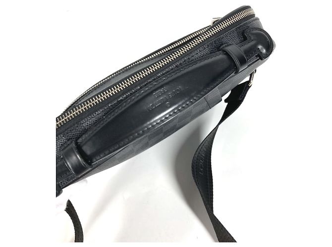 Borsa a Spalla Damier Graphite Louis Vuitton Nero - vista 3