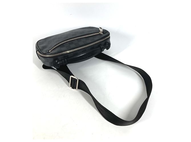 Borsa a Spalla Damier Graphite Louis Vuitton Nero - vista 4