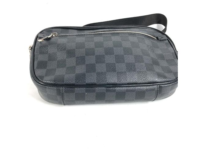 Borsa a Spalla Damier Graphite Louis Vuitton Nero - vista 8