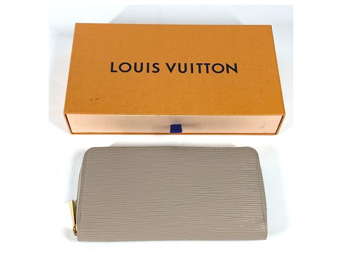 Cartera Zippy Epi Louis Vuitton Beige - vista 11