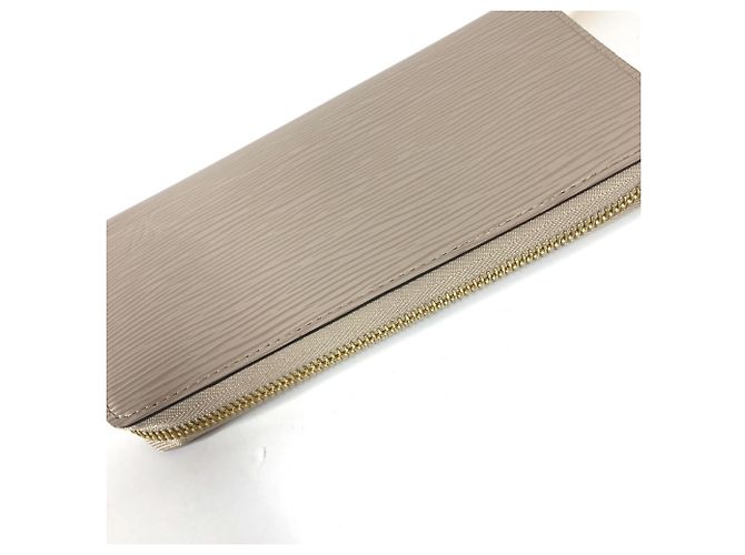 Cartera Zippy Epi Louis Vuitton Beige - vista 3