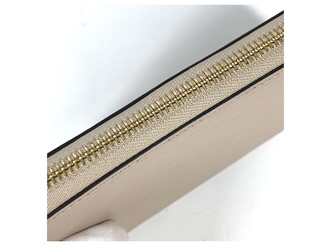 Cartera Zippy Epi Louis Vuitton Beige - vista 7
