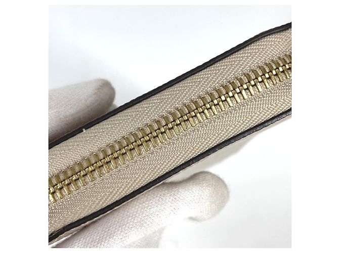 Cartera Zippy Epi Louis Vuitton Beige - vista 8