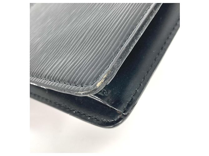 Pochette Uomo in Pelle Epi Louis Vuitton Nero - vista 4