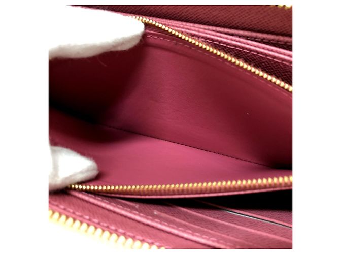 Cartera Zippy de denim Monogram Louis Vuitton Rosa - vista 11