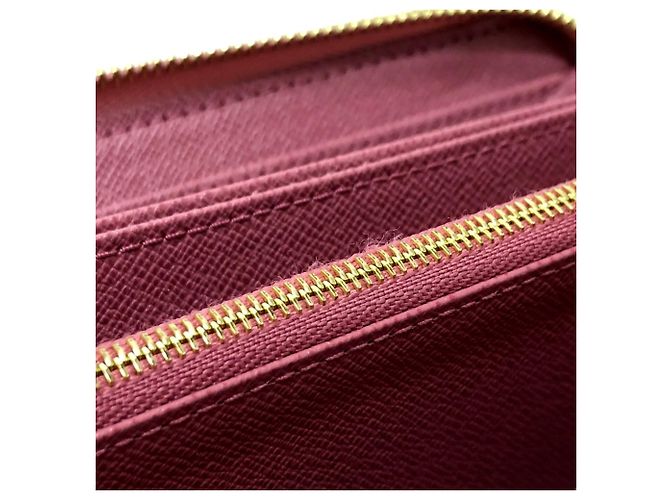 Cartera Zippy de denim Monogram Louis Vuitton Rosa - vista 12