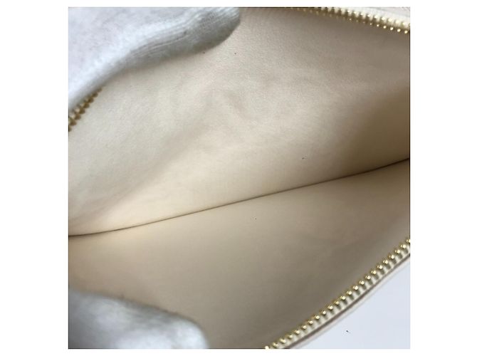 Borsa a Spalla Neverfull MM in Monogram Empreinte Louis Vuitton Beige - vista 14