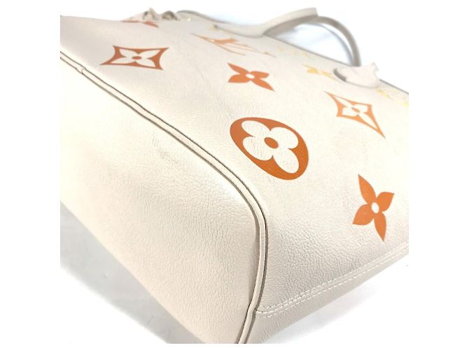 Borsa a Spalla Neverfull MM in Monogram Empreinte Louis Vuitton Beige - vista 7