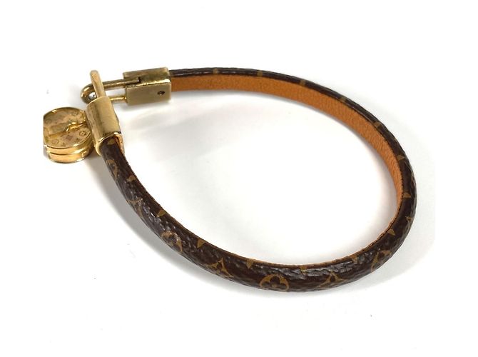 Bracciale Bangle Tribute LV Monogram Louis Vuitton Marrone Monogramma - vista 2