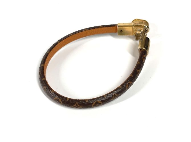 Bracciale Bangle Tribute LV Monogram Louis Vuitton Marrone Monogramma - vista 3