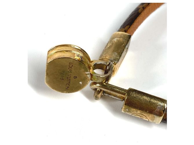 Bracciale Bangle Tribute LV Monogram Louis Vuitton Marrone Monogramma - vista 4