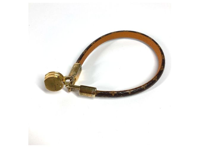Bracciale Bangle Tribute LV Monogram Louis Vuitton Marrone Monogramma - vista 5