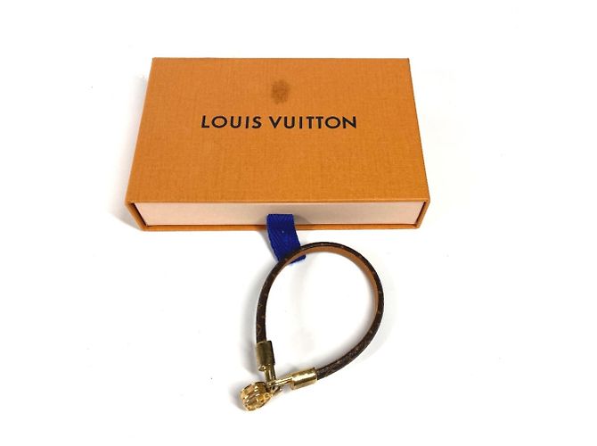 Bracciale Bangle Tribute LV Monogram Louis Vuitton Marrone Monogramma - vista 6