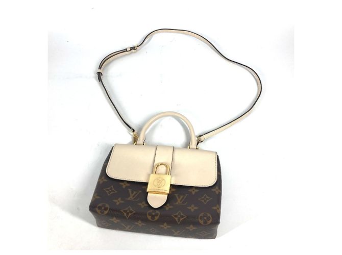 Borsa 2 in 1 Rocky BB Monogramma Louis Vuitton Marrone Bianco - vista 4