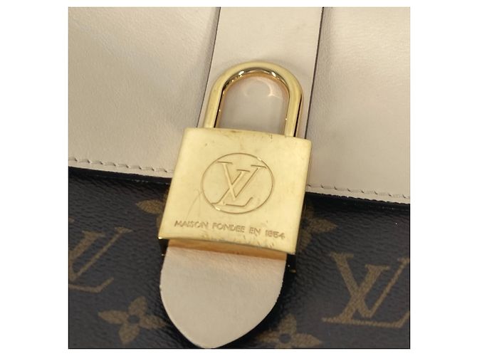 Borsa 2 in 1 Rocky BB Monogramma Louis Vuitton Marrone Bianco - vista 5