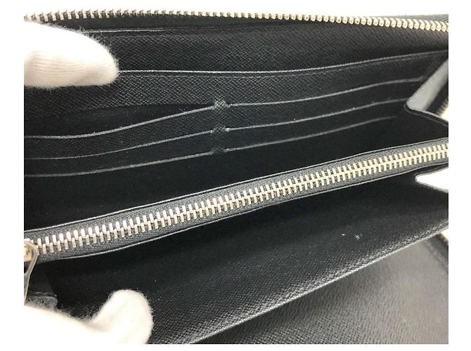Louis Vuitton Damier Graphite Long Wallet Black - view 10