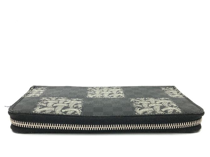 Louis Vuitton Damier Graphite Long Wallet Black - view 6