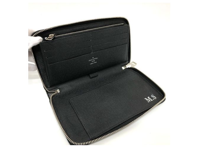 Louis Vuitton Damier Graphite Long Wallet Black - view 8