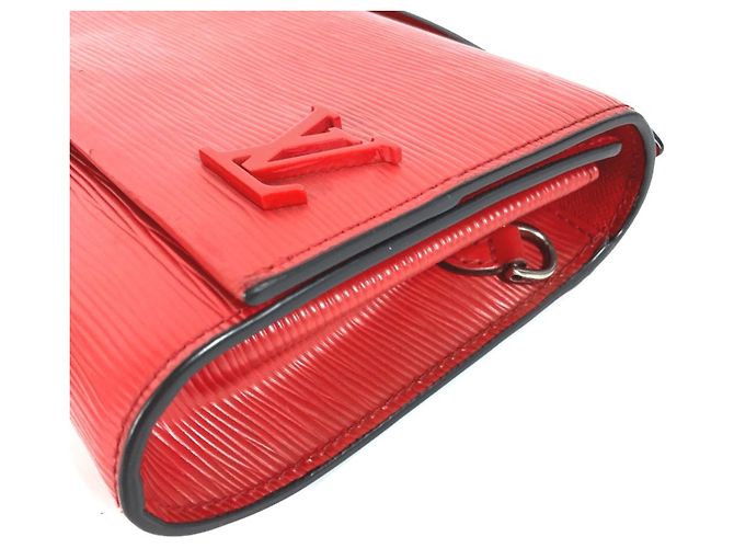 Borsa 3 in 1 Epi Cléry di Louis Vuitton Rosso - vista 5