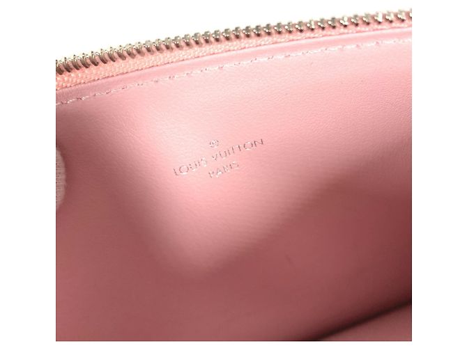 Monedero de cuero Epi Louis Vuitton Rosa - vista 10
