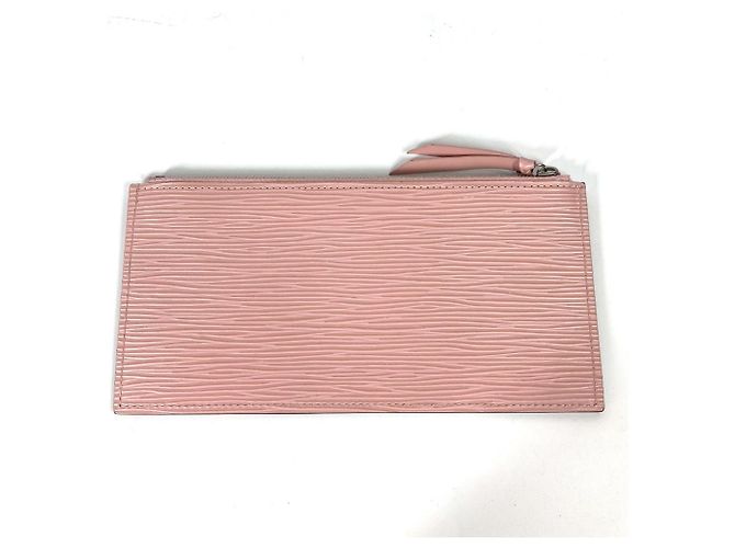 Monedero de cuero Epi Louis Vuitton Rosa - vista 2