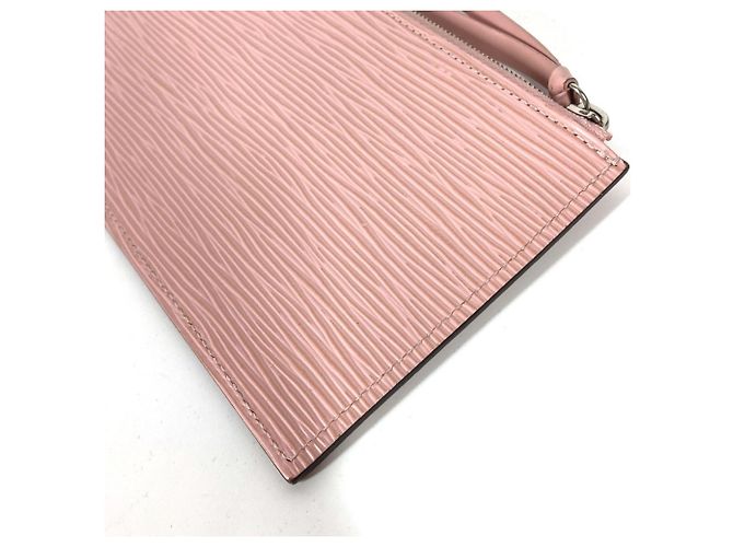 Monedero de cuero Epi Louis Vuitton Rosa - vista 3