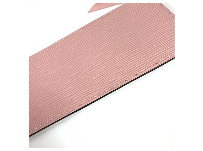 Monedero de cuero Epi Louis Vuitton Rosa - vista 4