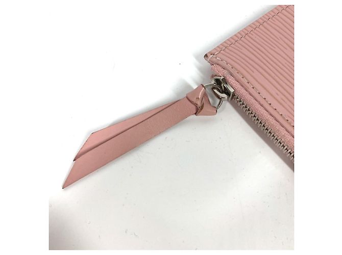 Monedero de cuero Epi Louis Vuitton Rosa - vista 7