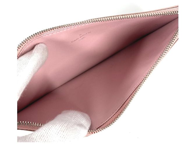 Monedero de cuero Epi Louis Vuitton Rosa - vista 9