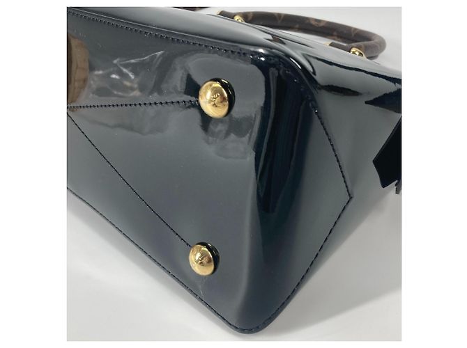 Borsa 2 in 1 Miroir Vernis Louis Vuitton Marrone Nero Monogramma - vista 14