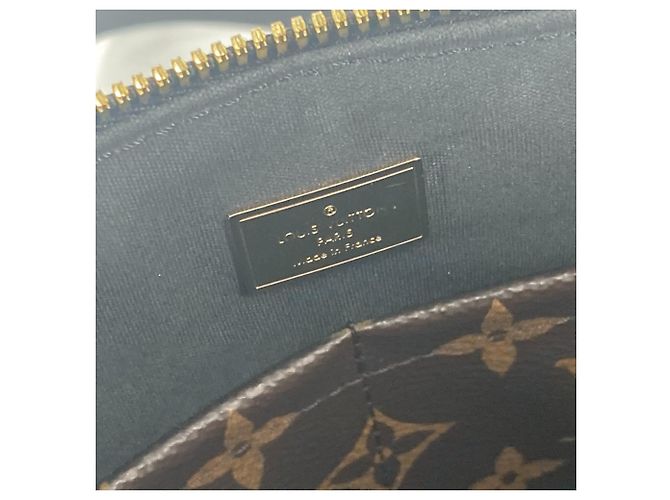 Borsa 2 in 1 Miroir Vernis Louis Vuitton Marrone Nero Monogramma - vista 3