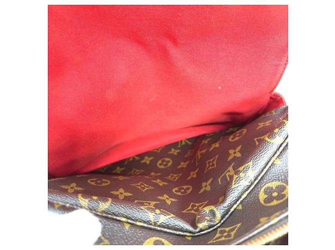 Naviglio Borsa a Spalla Monogram Louis Vuitton Marrone - vista 14
