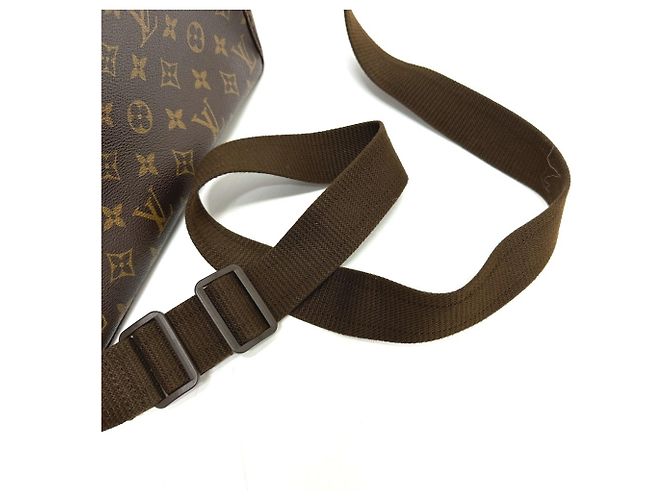 Naviglio Borsa a Spalla Monogram Louis Vuitton Marrone - vista 7
