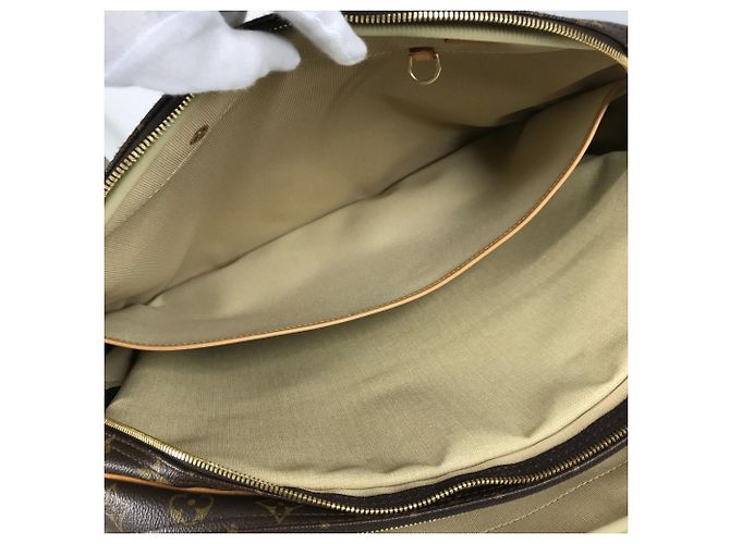 Borsa 2 in 1 Louis Vuitton Monogram Alize 24 Van Quatre Marrone - vista 12