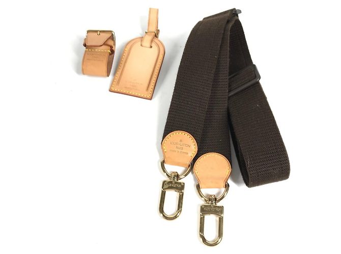 Borsa 2 in 1 Louis Vuitton Monogram Alize 24 Van Quatre Marrone - vista 14