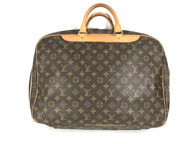 Borsa 2 in 1 Louis Vuitton Monogram Alize 24 Van Quatre Marrone - vista 2