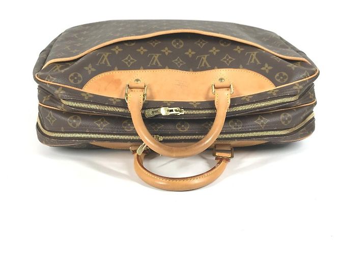 Borsa 2 in 1 Louis Vuitton Monogram Alize 24 Van Quatre Marrone - vista 5