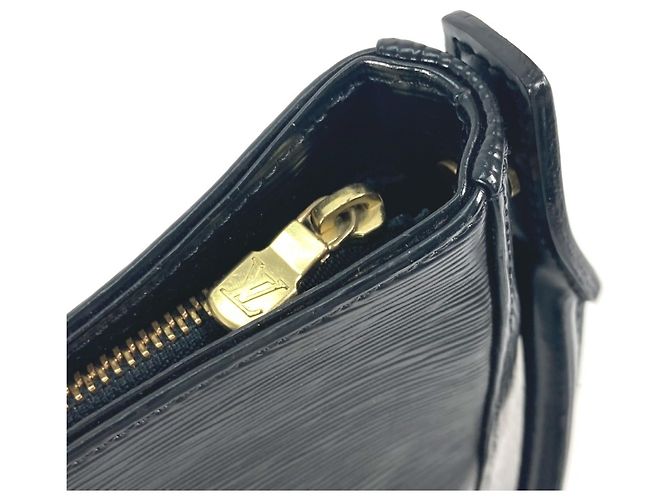 Louis Vuitton Epi Looping GM Schultertasche Schwarz - Ansicht 11