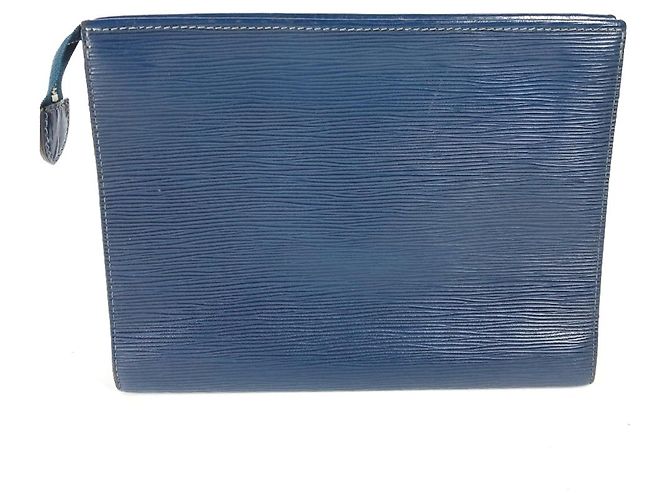 Neceser Epi Poche Toilette 26 de Louis Vuitton Azul marino - vista 2