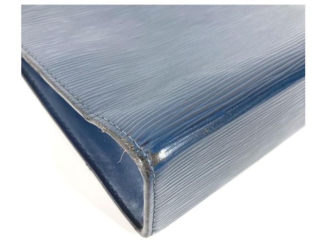 Neceser Epi Poche Toilette 26 de Louis Vuitton Azul marino - vista 7