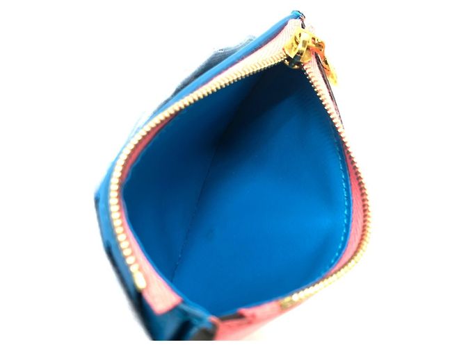 Louis Vuitton M69177 LV Circle Cartera Pont Neuf Compacta Rosa Azul - vista 11
