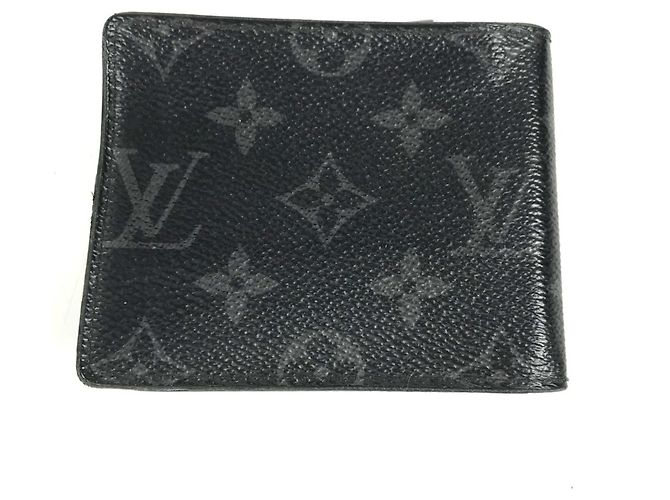 Louis Vuitton Monogram Eclipse Money Clip Wallet Black - view 2