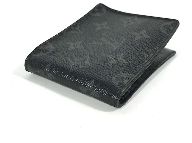 Louis Vuitton Monogram Eclipse Money Clip Wallet Black - view 3