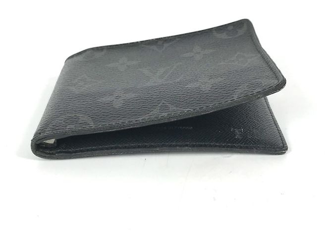 Louis Vuitton Monogram Eclipse Money Clip Wallet Black - view 6