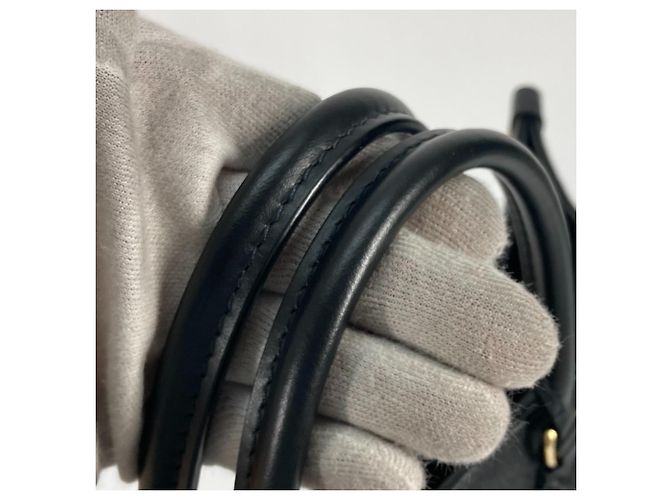 Borsa a spalla/tote On the Go GM in Monogram Empreinte Louis Vuitton Nero - vista 12