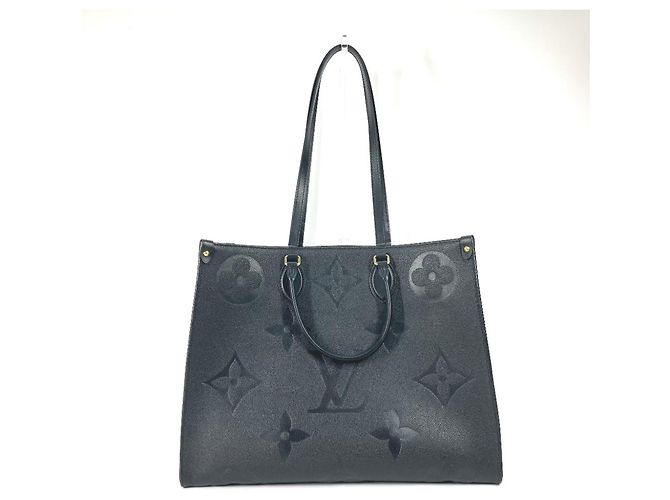 Borsa a spalla/tote On the Go GM in Monogram Empreinte Louis Vuitton Nero - vista 2