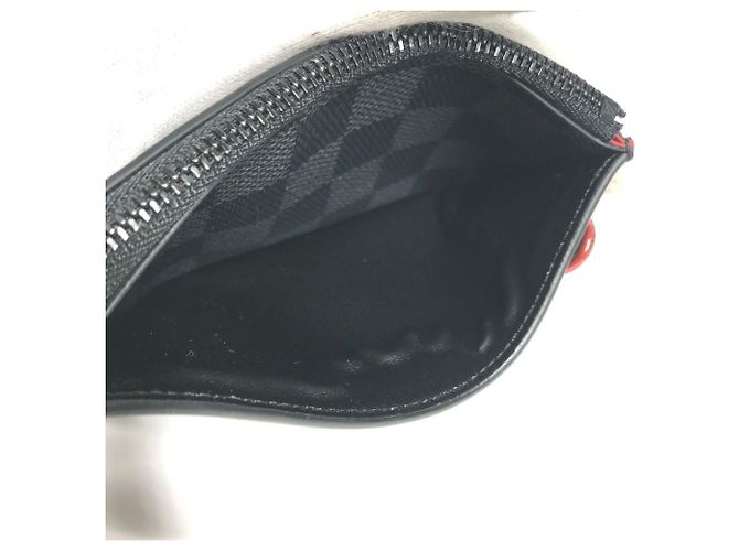 Portafoglio Damier Graphite Louis Vuitton Nero - vista 12