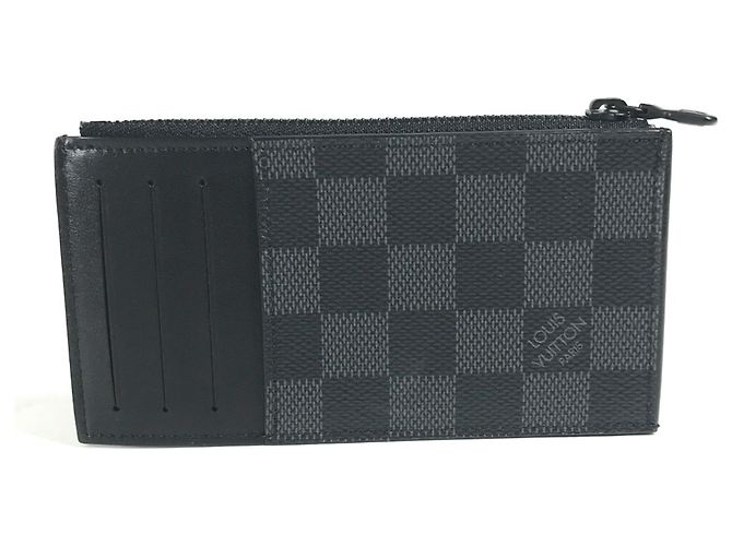 Portafoglio Damier Graphite Louis Vuitton Nero - vista 2