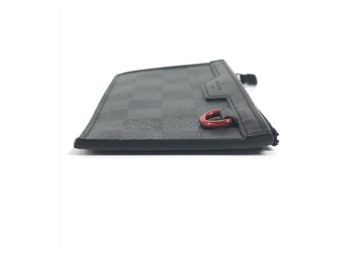 Portafoglio Damier Graphite Louis Vuitton Nero - vista 4